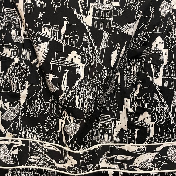 Grace Elements Black and White Patterned Mini Dress - Picture 2 of 4